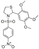 Thiazolidine, 3-[(4-nitrophenyl)sulfonyl]-2-(2,4,5-trimethoxyphenyl)- (9ci) Structure,477516-07-7Structure