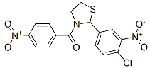 Thiazolidine, 2-(4-chloro-3-nitrophenyl)-3-(4-nitrobenzoyl)- (9ci) Structure,477516-59-9Structure