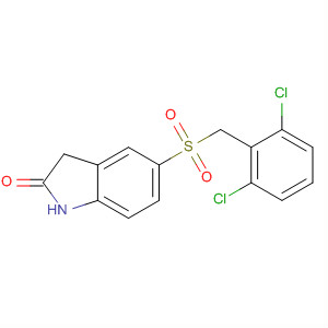 5-(2,6-Dichloro-phenylmethanesulfonyl)-1,3-dihydro-indol-2-one Structure,477573-39-0Structure