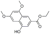 4-Hydroxy-6,8-dimethoxy-2-naphthalenecarboxylic acid ethyl ester Structure,477849-64-2Structure