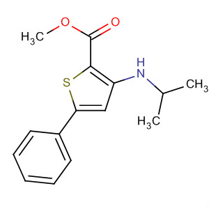 Methyl 3-(isopropyl-amino)-5-phenylthiophene-2-carboxylate Structure,478028-16-9Structure