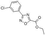 3-(3-Chloro-phenyl)-[1,2,4]oxadiazole-5-carboxylic acid ethyl ester Structure,478030-49-8Structure