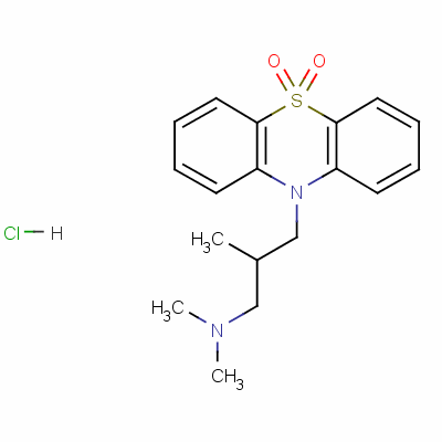 奧索馬嗪鹽酸鹽結構式_4784-40-1結構式