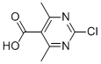 2-Chloro-4,6-dimethylpyrimidine-5-carboxylic acid Structure,4786-60-1Structure