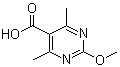 2-Methoxy-4,6-dimethylpyrimidine-5-carboxylic acid Structure,4786-61-2Structure