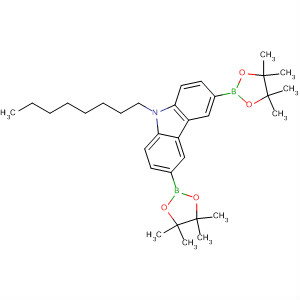 9-Octyl-3,6-bis(4,4,5,5-tetramethyl-1,3,2-dioxaborolan-2-yl)-9h-carbazole Structure,478706-06-8Structure