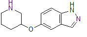 5-(3-Piperidinyloxy)-1h-indazole Structure,478831-60-6Structure