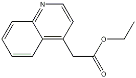 2-(喹啉-4-基)乙酸乙酯結(jié)構(gòu)式_4789-81-5結(jié)構(gòu)式