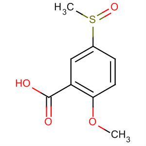 2-Methoxy-5-(methylsulfinyl)benzoic acid Structure,4816-24-4Structure