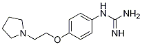 1-(4-(2-(Pyrrolidin-1-yl)ethoxy)phenyl)guanidine Structure,48174-99-8Structure