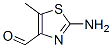 2-Amino-5-methyl-4-thiazolecarboxaldehyde Structure,482584-88-3Structure