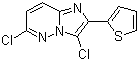 3,6-Dichloro-2-(2-thienyl)imidazo[1,2-b]pyridazine Structure,483367-56-2Structure