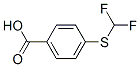 4-[(Difluoromethyl)thio]benzoic acid Structure,4837-26-7Structure