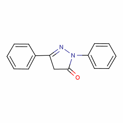 1,3-Diphenyl-1H-pyrazol-5(4H)-one Structure,4845-49-2Structure