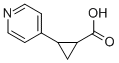 2-(4-Pyridinyl)cyclopropanecarboxylic acid Structure,484654-49-1Structure