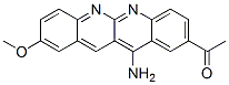 (9ci)-1-(12-氨基-9-甲氧基二苯并[b,g][1,8]萘啶-2-基)-乙酮結(jié)構(gòu)式_485337-89-1結(jié)構(gòu)式