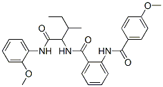 (9ci)-2-[(4-甲氧基苯甲?；?氨基]-n-[1-[[(2-甲氧基苯基)氨基]羰基]-2-甲基丁基]-苯甲酰胺結(jié)構(gòu)式_485810-28-4結(jié)構(gòu)式