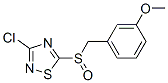 3-Chloro-5-(3-methoxybenzylsulfinyl)-1,2,4-thiadiazole Structure,486997-73-3Structure