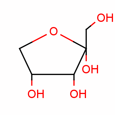 D-核酮糖結構式_488-84-6結構式