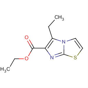 Imidazo[2,1-b]thiazole-6-carboxylic acid, 5-ethyl-, ethyl ester (9ci) Structure,488115-57-7Structure