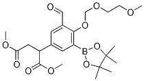 2-(3-甲?；?4-((2-甲氧基乙氧基)甲氧基)-5-(4,4,5,5-四甲基-1,3,2-二噁硼烷-2-基)苯基)琥珀酸二甲酯結構式_488713-67-3結構式