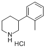 3-(2-Methylphenyl)piperidine hydrochloride Structure,488856-76-4Structure