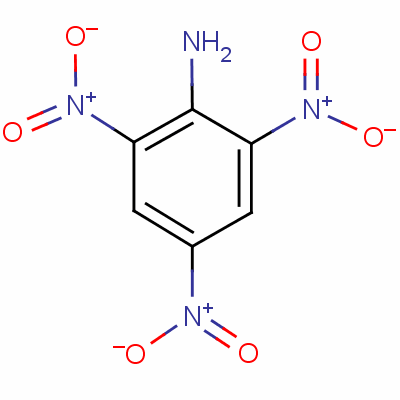 2,4,6-三硝基苯胺結(jié)構(gòu)式_489-98-5結(jié)構(gòu)式