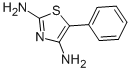 5-Phenyl-2,4-thiazolediamine Structure,490-55-1Structure