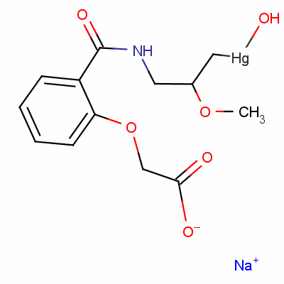 汞撒利結(jié)構(gòu)式_492-18-2結(jié)構(gòu)式