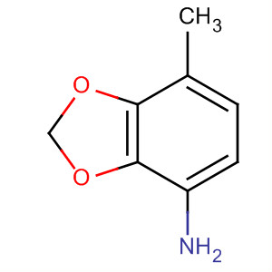 1,3-Benzodioxol-4-amine, 7-methyl- Structure,492444-28-7Structure