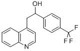 2-喹啉-4-基-1-(4-三氟甲基苯基)乙醇結構式_493024-38-7結構式