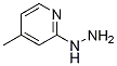 2-Hydrazino-4-methylpyridine Structure,4931-00-4Structure