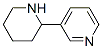 2-(3-Pyridyl)piperidine Structure,494-52-0Structure