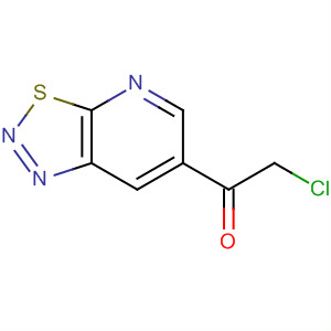 Ethanone, 2-chloro-1-([1,2,3]thiadiazolo[5,4-b]pyridin-6-yl)-(9ci) Structure,495416-05-2Structure