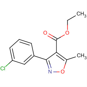 (9ci)-3-(3-氯苯基)-5-甲基-4-異噁唑羧酸乙酯結(jié)構(gòu)式_495417-28-2結(jié)構(gòu)式