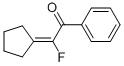 Ethanone, 2-cyclopentylidene-2-fluoro-1-phenyl-(9ci) Structure,495418-36-5Structure