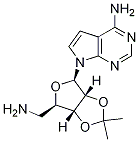 7-((3aR,4R,6R,6aR)-6-(氨基甲基)-2,2-二甲基四氫呋喃并[3,4-d][1,3]二氧代l-4-基)-7H-吡咯并[2,3-d]嘧啶-4-胺結(jié)構(gòu)式_49554-54-3結(jié)構(gòu)式