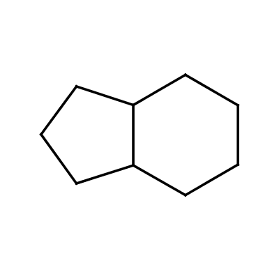 Cis-trans-hexahydroindane Structure,496-10-6Structure