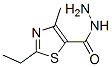 2-Ethyl-4-methyl-thiazole-5-carboxylic acid hydrazide Structure,496057-26-2Structure