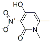 2(1H)-pyridone, 4-hydroxy-1,6-dimethyl-3-nitro-(7ci,8ci) Structure,4966-91-0Structure