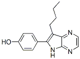 4-(7-Butyl-5h-pyrrolo[2,3-b]pyrazin-6-yl)phenol Structure,496864-16-5Structure