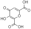 3-Hydroxy-4-Oxopyran-2,6-Dicarboxylic Acid Structure,497-59-6Structure