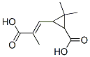 3-Carboxy-alpha-2,2-trimethyl-cyclopropaneacrylic acid Structure,497-95-0Structure