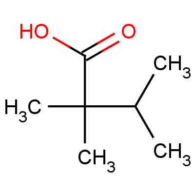 2,2,3-三甲基丁酸結構式_49714-52-5結構式