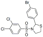 Thiazolidine, 2-(4-bromophenyl)-3-[(3,4-dichlorophenyl)sulfonyl]- (9ci) Structure,497234-91-0Structure