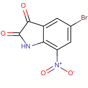 5-Bromo-7-nitroindoline-2,3-dione Structure,49764-59-2Structure