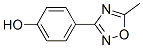 4-(5-Methyl-1,2,4-oxadiazol-3-yl)phenol Structure,49787-02-2Structure