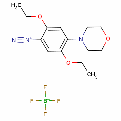 2,5-Diethoxy-4-morpholinobenzenediazonium tetrafluoroborate Structure,4979-72-0Structure