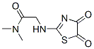 Acetamide, 2-[(4,5-dihydro-4,5-dioxo-2-thiazolyl)amino]-n,n-dimethyl-(9ci) Structure,497937-93-6Structure