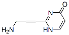 4(1H)-pyrimidinone, 2-(3-amino-1-propynyl)-(9ci) Structure,497944-99-7Structure